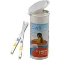 mediPOOL Wasserteststreifen mediPOOL 3 in 1 Teststreifen Chlor, pH-Wert &