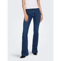 ONLY Bootcut-Jeans ONLBLUSH MW B-POC FLARED DNM PIM134 NOOS