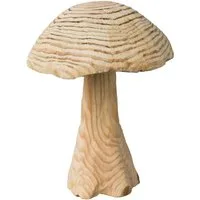 Creativ deco Dekoobjekt Pilz, Weihnachtsdeko, aus Tannenholz gefertigt