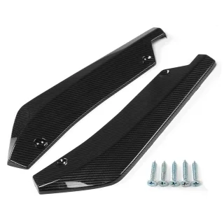 2Pcs Rear Bumper Lip Wrap Angle Diffuser Splitter Canard For BMW X5 X7 E46 E91 E90 E93 E81 E82 E87 E60 E65