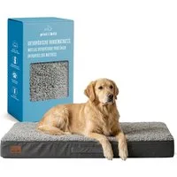 Pisi & Bili Tiermatratze Hundematratze Orthopädisches Premium Hundebett Hundematte, wasserdichte Innenschicht, abnehmbarer und waschbarer Bezug