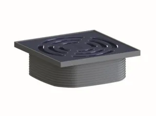 Dallmer Aufsatz DallDrain Pure, nachtblau, 120 x 120 mm, 518248 518248