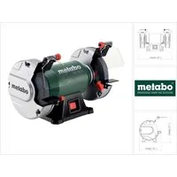 metabo Doppelschleifer DS 150 M Doppelschleifmaschine 370 W 150 x 20 x 20 mm (604150000)