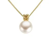Firetti Perlenanhänger Schmuck Geschenk Gold 333 Halsschmuck Anhänger für Halskette Perle, mit Süßwasserzuchtperle
