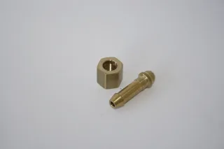 ELMAG Schlauchtülle mit Überwurfmutter IG 1/8, 6 mm, Messing - 42361