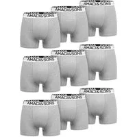 Amaci&Sons Boxershorts LARY 9er Pack Boxershorts (9er-Pack) Herren Baumwolle Männer Unterhose Unterwäsche