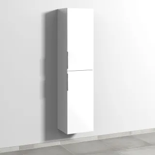 Sanipa 3way Hochschrank mit 2 Türen, Weiß-Glanz UF09578