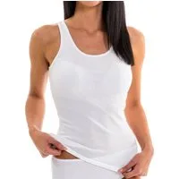 HERMKO Achseltop Achselhemd (Pack, 3er) Tank Top, Achselhemd, 100 % Bio-Baumwolle, Basic, Shirt, Feinripp