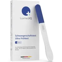 LuxmedIQ Schwangerschaftstest Ultra Frühtest - 6 Tage früher Testen, 5-tlg., 6 Tage früher Testen, über 99% Genauigkeit