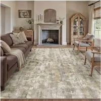 PURECOZY Teppich kurzflor, Wohnzimmerteppich, rutschfester Teppich, Abstrakter Stil, rechteckig, Höhe: 6.1 mm, geeignet für verschiedene Innenräume, 60x90cm