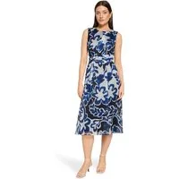 Betty&Co Chiffonkleid Damen ohne Arm