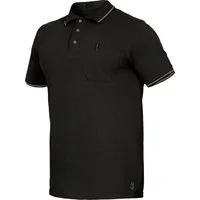Leibwächter Poloshirt Flex-Line Herren Poloshirt kurzarm, mit Brusttasche & Stifttasche (Bequeme Workwear, antibakterielle, Antigeruchs- und Antipilling-Ausrüstung) 50% Baumwolle & 50% Polyester, 220g/m²