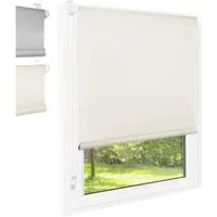 Seitenzugrollo Rollo Blackout creme 75x140, Foxx