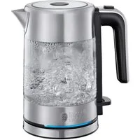 RUSSELL HOBBS Wasserkocher Mini Compact Home 24191-70 Glas Edelstahl 0,8L 2200W, 0.8 l, 2200 W, Edelstahl