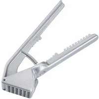 WESTMARK Knoblauchpresse 4 in 1, Länge: 16 cm, Mehrzweckpresse/Nussknacker/Entkerner/Fischentsc, Aluminium, lebensmittelecht, spülmaschinengeeignet, Made in Germany