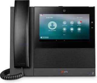 HP POLY CCX 700 Business-Medientelefon mit Open SIP und PoE-fähig | 82z83aa | IP-Telefon - Schwarz