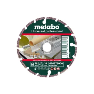 Metabo Diamanttrennscheibe, 76x10,0mm, UP, Universal professional - 626873000
