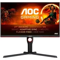 AOC AOC Q27G3XMN/BK Gaming-LED-Monitor (2560 x 1440, 5 ms Reaktionszeit, VA Panel)