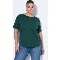Studio Untold T-Shirt Basic-Shirt Relaxed Shape überschnittene Schultern