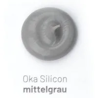 Kiesel Silikon 1 Stück KIESEL Oka Silicon (mittelgrau), 310 ml, Dichtstoff Abdichten Sanitär Bad Dusche Küche Bau Fliesen Fuge