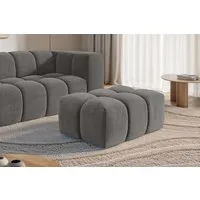 homsy by Ana Johnson Polsterhocker BOUBELLE Sitzhocker mit Steppung, Bubble-Optik, Maße B/T/H: 97/67/42cm, erstklassige Verarbeitung, hoher Sitzkomfort und modernes Design