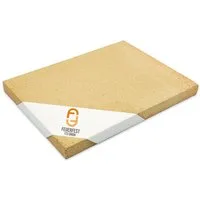 Feuerfest 123 GmbH Feuerraumplatten Schamotteplatten Schamottsteine - Für Kaminofen & Gartengrill, - Hitzebeständig bis 1.400 °C - Lebensmittelecht für Pizzaofen
