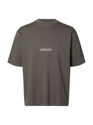ANNARR - ANROKHOLM LOGO SS O-NECK TEE Granite Grey - Gr. - S