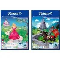 Pelikan Zeichenpapier Pelikan Malblock chlorfrei MC 5/60 Motive sortiert