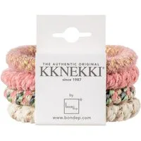 Grußkarte Kknekki Haargummi – Modische & haarschonende Accessoires Pink, Blau, W