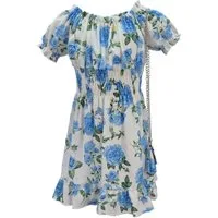Girls Fashion Sommerkleid Kleid Sommerkleid mit Tasche, K9571e