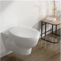 Euroshowers GmbH WC-Sitz Soft Touch Soft-Close Abnehmbar & leicht zu reinigen Weiß, Soft-Close, abnehmbar, Thermoplast, pflegeleicht, schnelle Montage