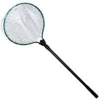 Zite Angelkescher Trout Spoon Forellenkescher Gummiert & Teleskopierbar 190cm PVC-Netz, gummiert, fischschonend, leicht abwaschbar