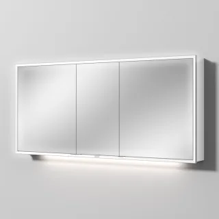Sanipa Reflection Spiegelschrank MILO 160 mit LED-Beleuchtung, Weiß-Glanz, AU03978 AU03978