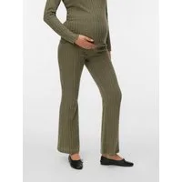Mamalicious Stretch-Umstandshose MLFELIZIA FLARED JRS PANTS HW NOOS mit Materialmix aus Polyester und Elasthan, ausgestellte Passform
