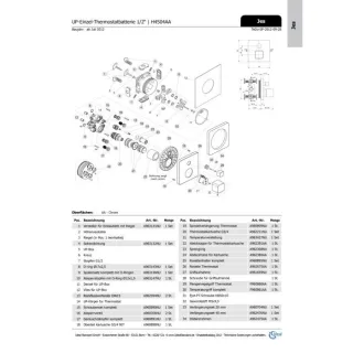 Ideal Standard JADO Zugknopf JES, für BS2 Easy-Box, F960860AA Chrom