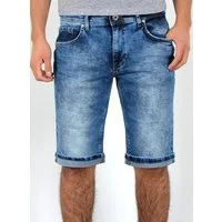 ESRA Jeansshorts Herren kurze Jeanshose mit Stretch Jeans Shorts Hose Herren Jeans Shorts Sommerhose kurze Jeans Herren Capri Jeans Stretch