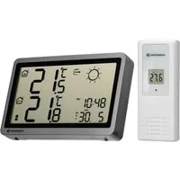 BRESSER BRESSER Funkwetterstation MeteoTemp HZ anthrazit Funkwetterstation