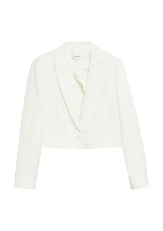 comma - Indoor-Blazer weiß - Gr. - 40