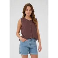 KAFFE Kurzarmbluse Kurzarm-Bluse KAmilia