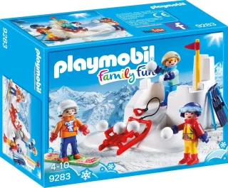 Playmobil Family Fun 9283  - Schneeballschlacht