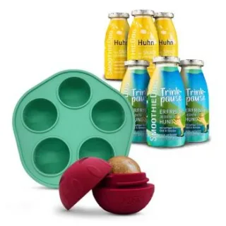 SmoothieDog Huhn 3x 250 ml + Trinkpause (Ente) 3x 250 ml + Schleckball