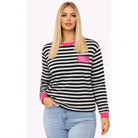 Worldclassca Longsleeve WORLDCLASSCA Longsleeve Shirt Streifen Langarm Sweatshirt Gestreift Neue Kollektion - Stilvolle und gemütliche Mode für Damen