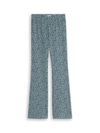tom tailor kids - Flared Leggings mit Leomuster green small leo design - Gr. - 152