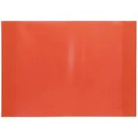Idena Spiel Idena Heftschoner Kunststoff 120 µm transparent rot DIN A4