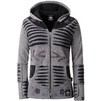 ankerglut Fleecejacke Ankerglut Sonne Damen Patchwork Jacke aus Baumwolle + Große Größen Handgearbeitete Patchwork-Jacke aus Baumwolle für große Größen