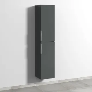 Sanipa 3way Hochschrank mit 2 Türen, Anthrazit-Matt UM09322