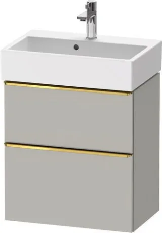 Duravit D-Neo Waschtischunterbau wandhängend Betongrau Matt 584x372x625 mm - DE4329034070000 DE4329034070000