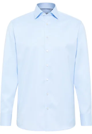 ETERNA - Langarmhemd Modern Fit blau - Gr. - 39