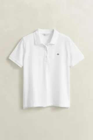 GANT - Shield Piqué Poloshirt white - Gr. - M