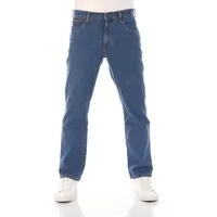 Wrangler Straight-Jeans Herren Jeanshose Texas Stretch Regular Fit Denim Hose mit Stretch
